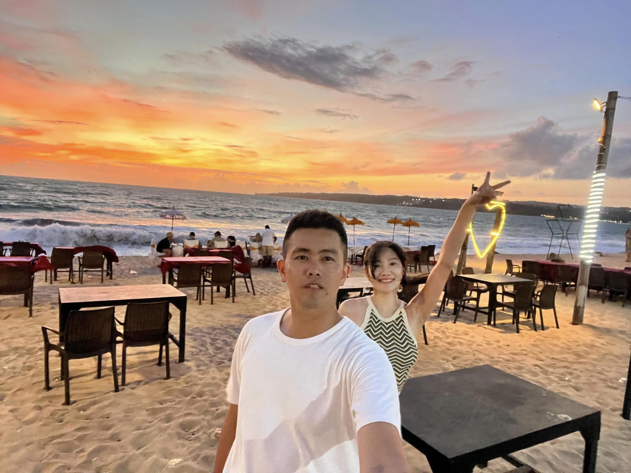 金巴蘭夕陽晚餐  圖：Sophie提供