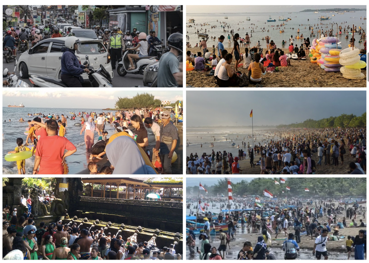 往年的開齋節在峇里島的盛況