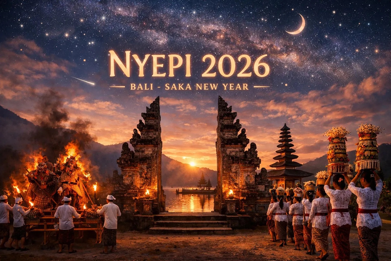 【寧靜日攻略】2026峇里島靜居日/寧靜日（Nyepi Day）｜妖怪大遊行須知