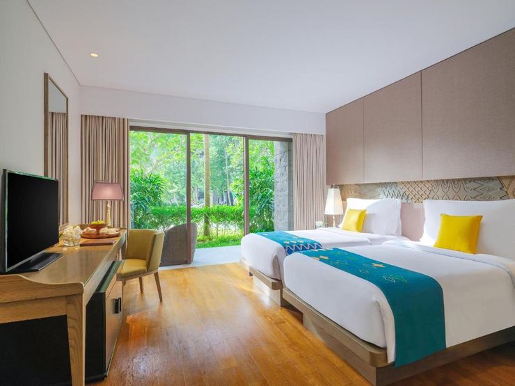 Mövenpick Resort & Spa Jimbaran 的 Twin Bed Room 收錄於「推薦峇里島13家庭親子度假村」