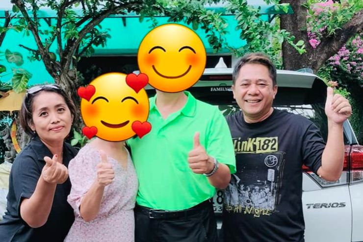 最左 Ani，最右她老公。圖：Chuang Ling Chun提供