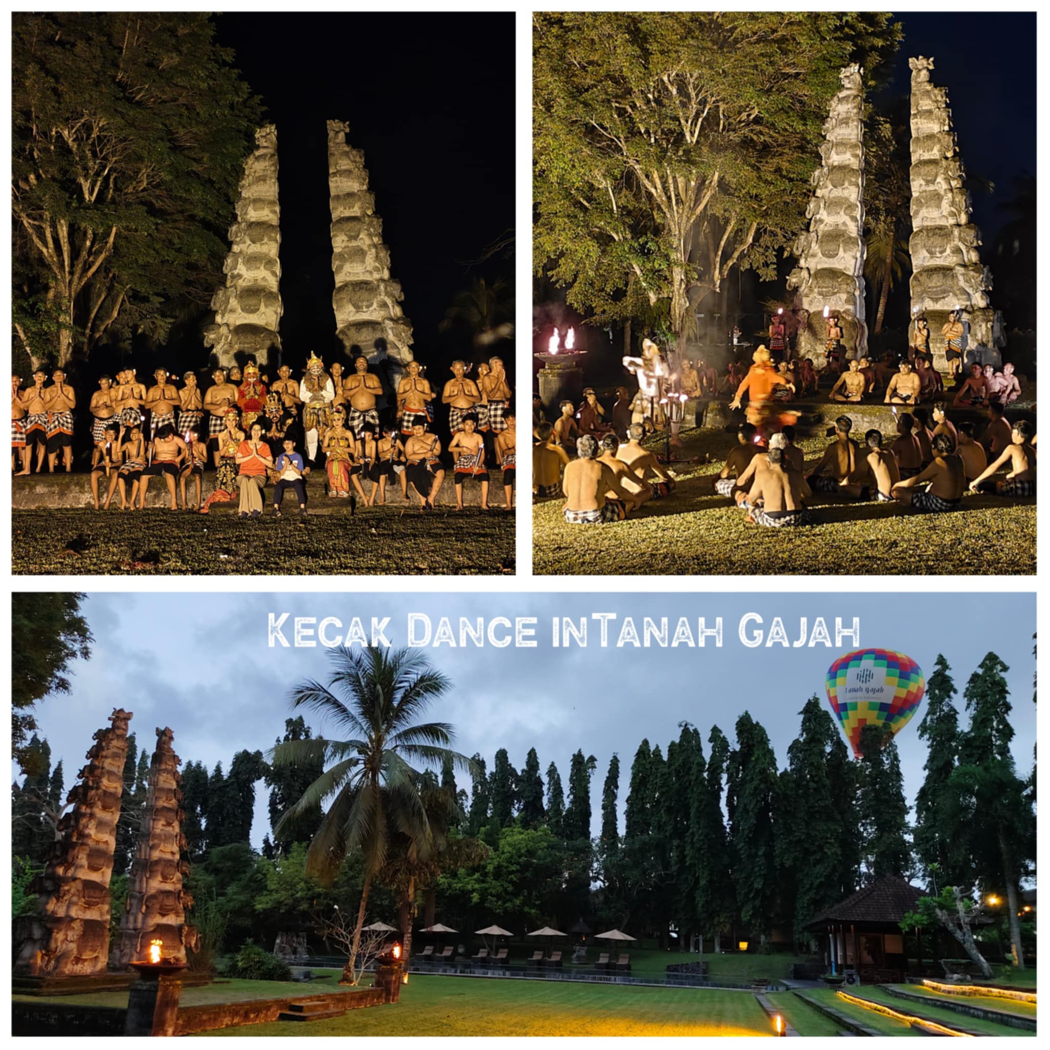 飯店的火舞表演（Ya-yun Chen提供）