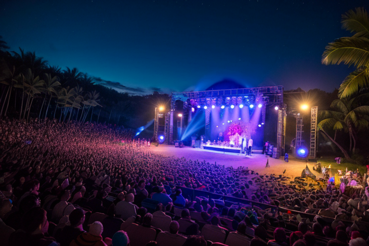 「歡樂島節」是一場音樂盛會