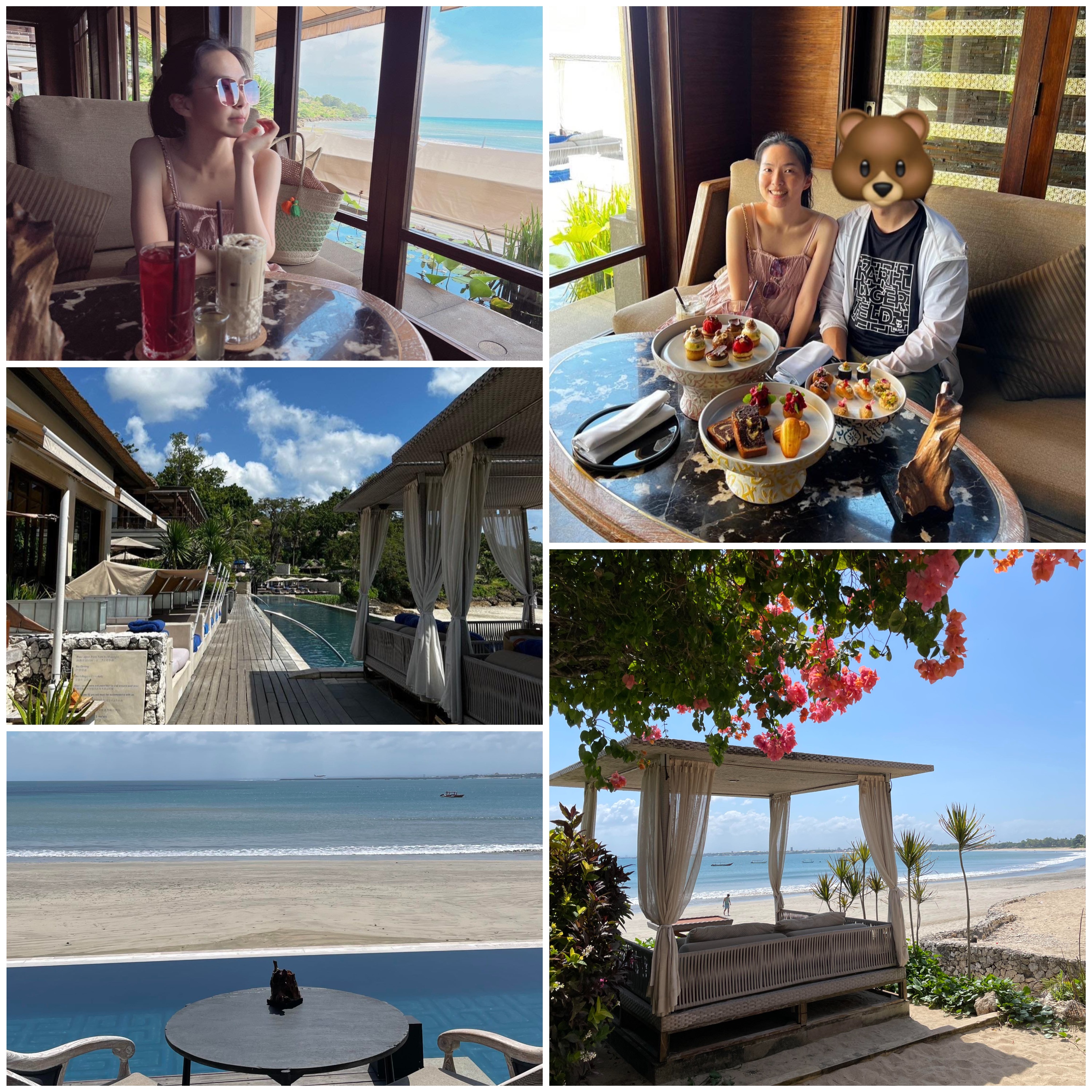 金巴蘭四季酒店下午茶。Angel Wu提供