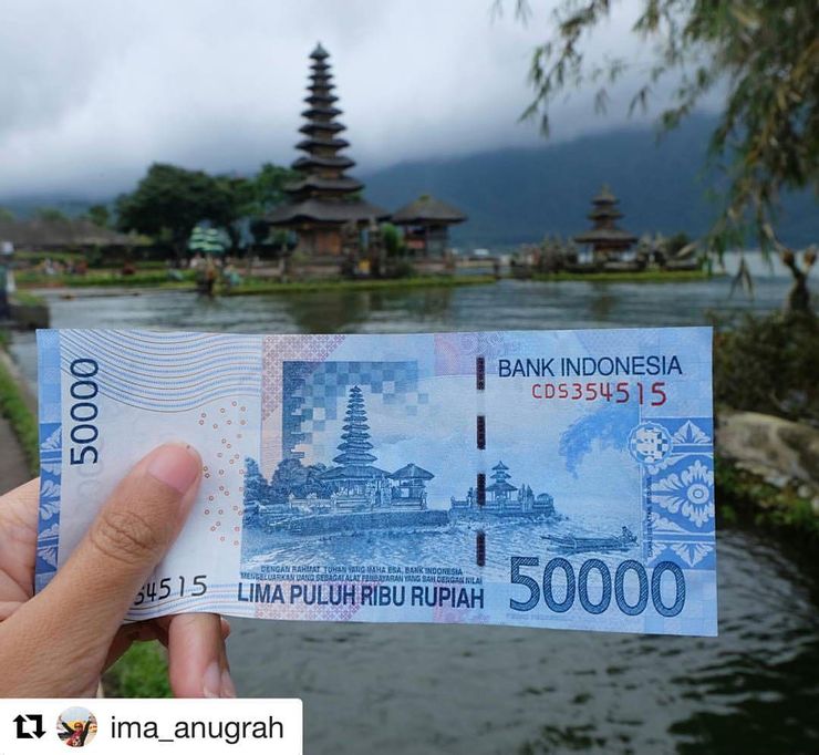 印尼紙鈔50,000元象徵圖案