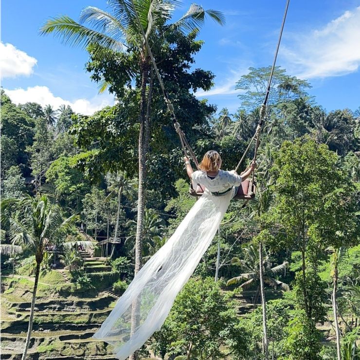叢林鞦韆。（趙康康提供）