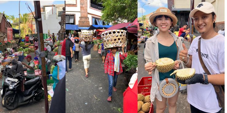 Fran Cisco提供:（價格可能隨季節而有不同） 山竹 IDR 10000 /1公斤 白榴蓮 IDR 15000/20000/30000顆 （圖片是20000的，果肉爆炸多！）