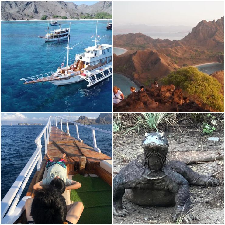 科摩多島船宿及美景（Tyty Chow提供）