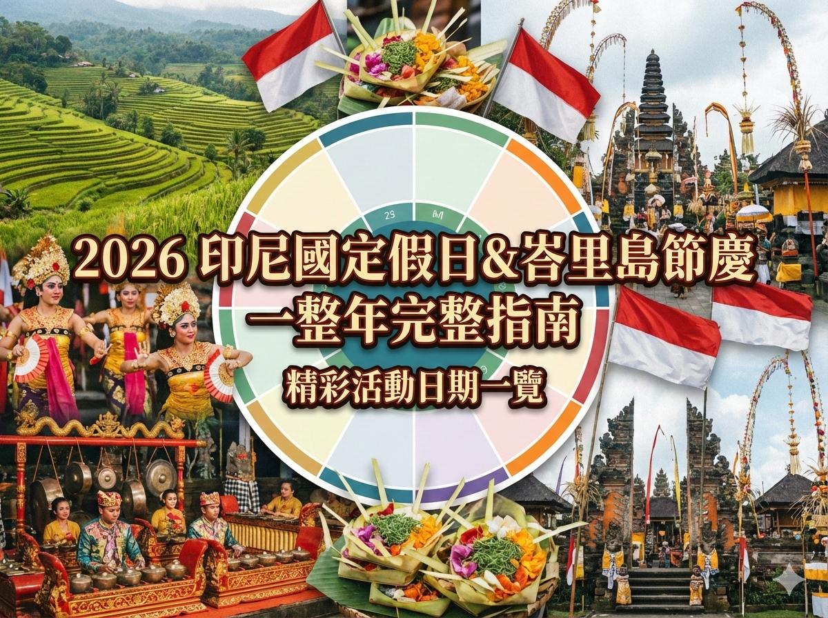 2026年印尼國定假日&峇里島節慶一整年完整指南：精彩活動日期一覽！
