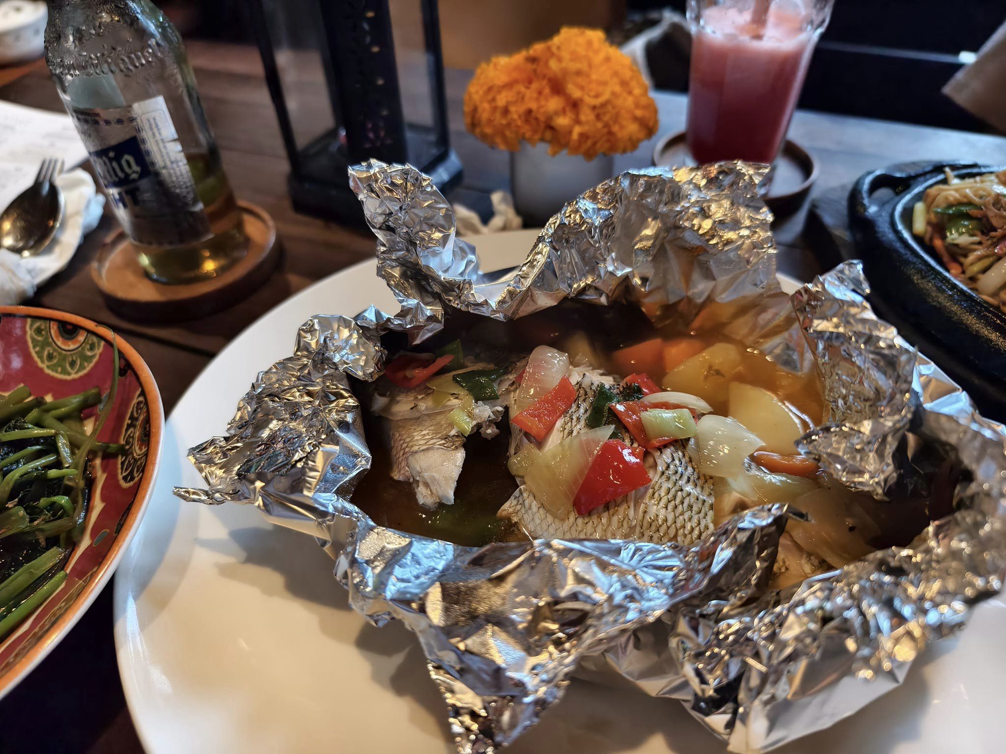 這道錫箔紙包魚很特別！Alice Li 提供