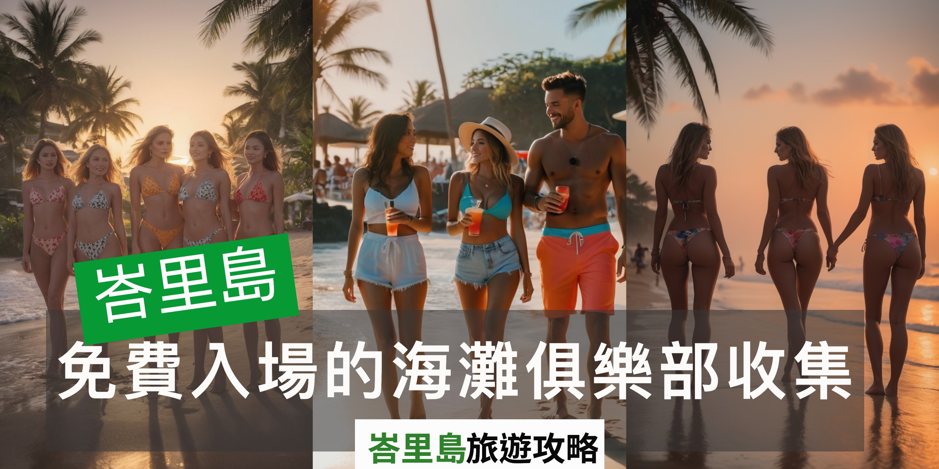 峇里島20個免費入場的海灘俱樂部 享受比基尼、音樂、泳池、夕陽美景